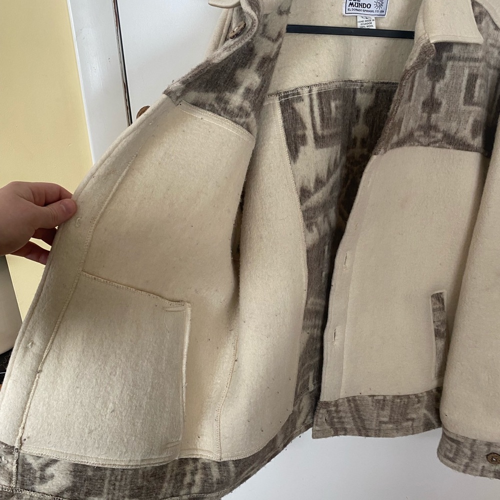 Vintage Handmade Wool Jacket - Picture 6 of 6